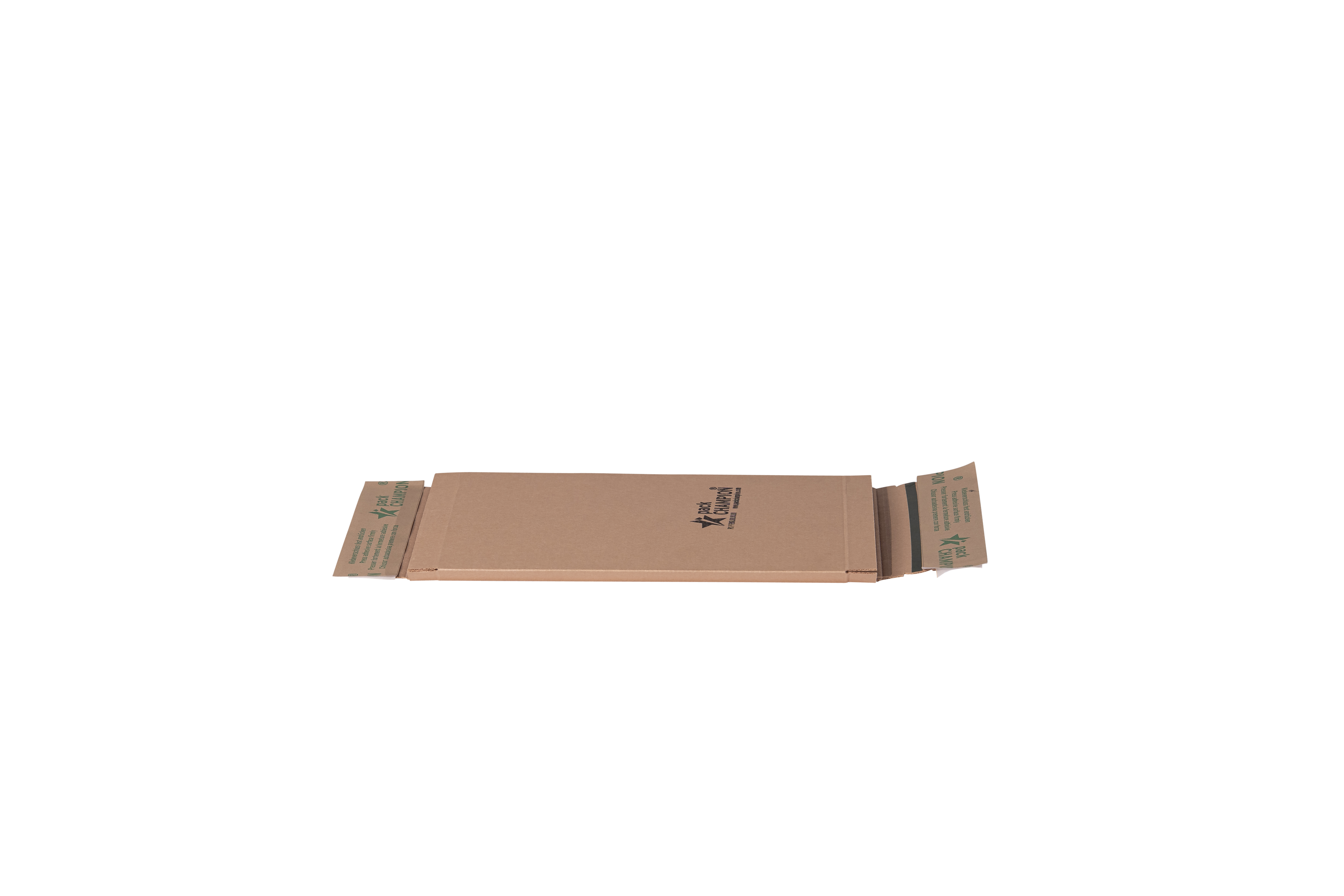 CO2-MASTER brievenbusdoos bruin met 2x zelfklevende sluiting en scheurstrip 215x155x15 mm